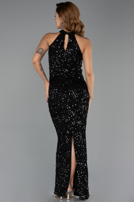 Abendkleid Lang Schwarz ABU6404