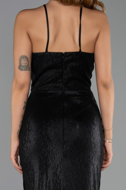 Abendkleid Lang Schwarz ABU6407