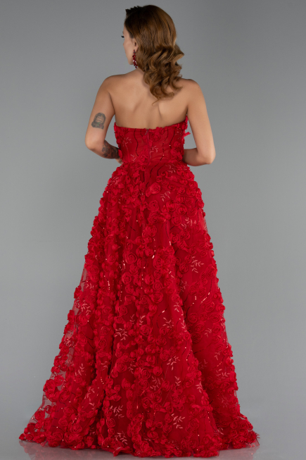 Abendkleid Lang Rot ABU6408