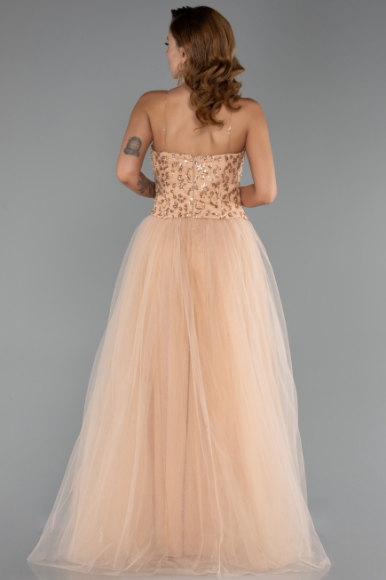 Abendkleid Lang Gold ABU6412