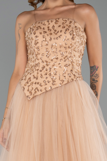 Abendkleid Lang Gold ABU6412