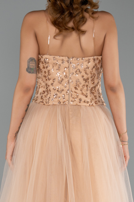 Abendkleid Lang Gold ABU6412