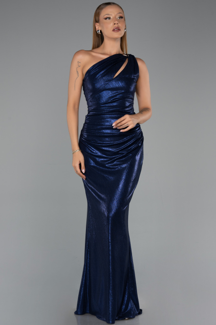 Abendkleid Lang Marineblau ABU6368