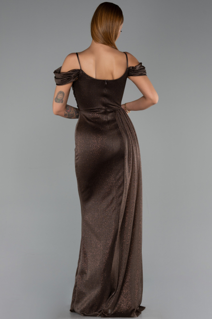 Abendkleid Lang Braun ABU2835