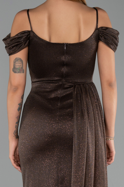 Abendkleid Lang Braun ABU2835