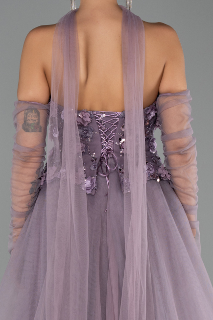 Abendkleid Lang Lavendel ABU6523