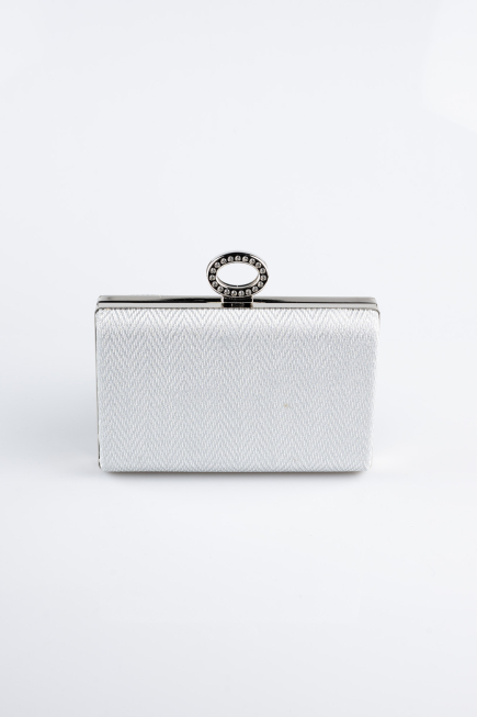 Abendtasche Silber SH862