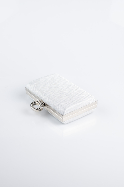 Abendtasche Silber SH862
