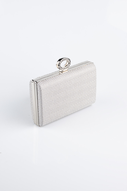 Abendtasche Platin SH862