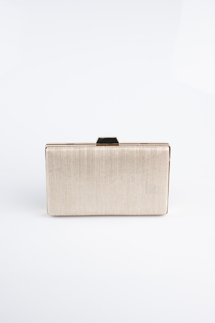 Abendtasche Laserschnitt Gold SH801
