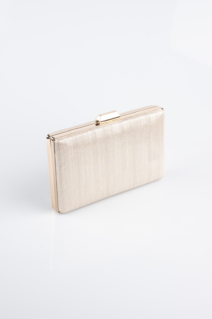 Abendtasche Laserschnitt Gold SH801