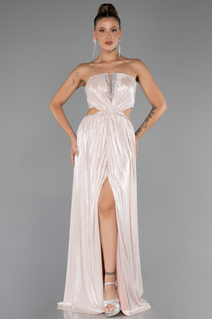 Abschlusskleid Lang Puder ABU6127
