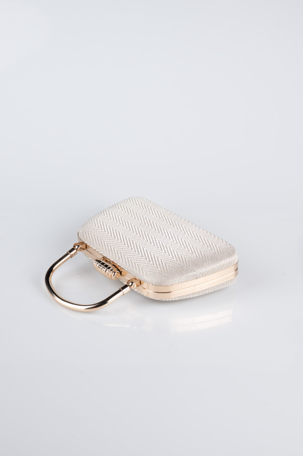 Abendtasche Gemustert Gold SH839