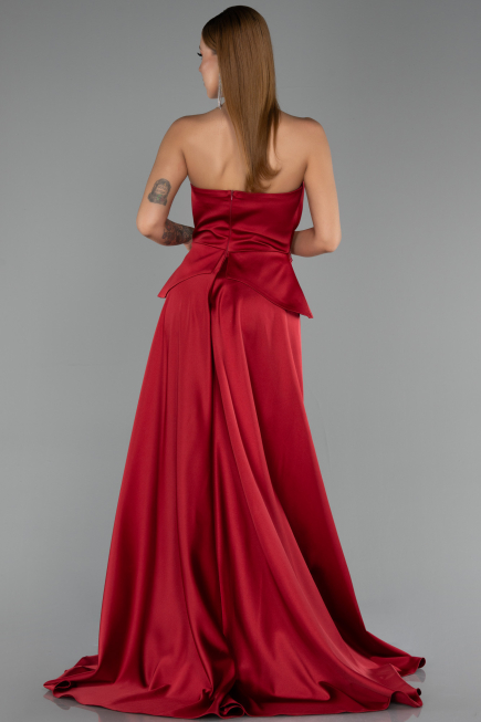 Abendkleid Lang Spitze Rot ABU5615