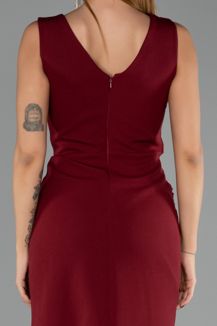 Abendkleid Lang Weinrot ABU6524
