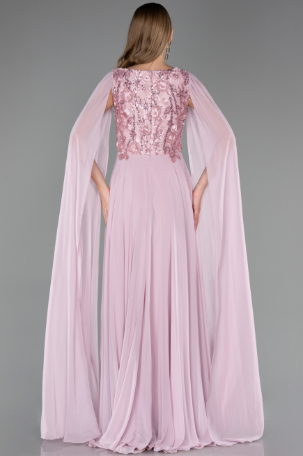 Abendkleid Lang Chiffon Puder ABU6566