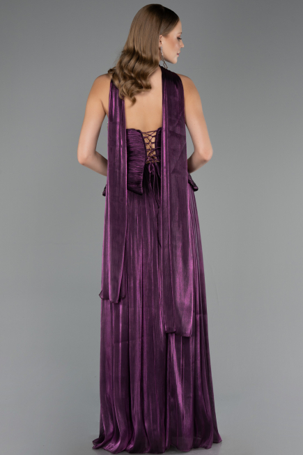Abendkleid Lang Chiffon Violette ABU6570