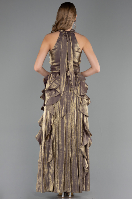 Abendkleid Lang Khaki ABU6571