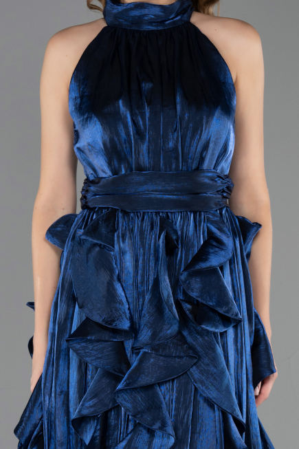 Abendkleid Lang Marineblau ABU6571