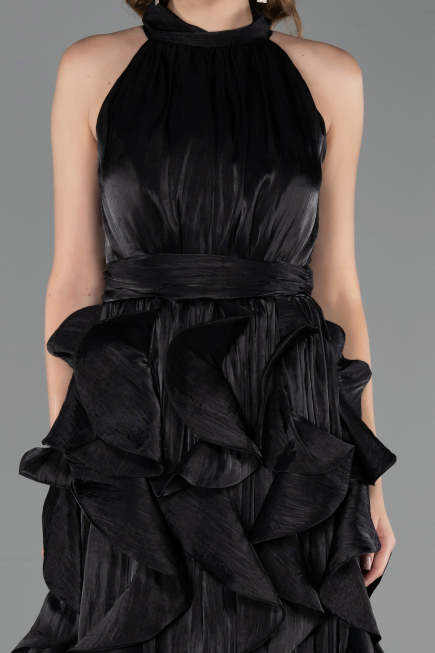 Abendkleid Lang Schwarz ABU6571