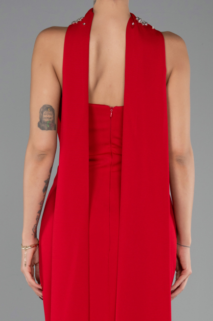 Abendkleid Lang Rot ABU6601