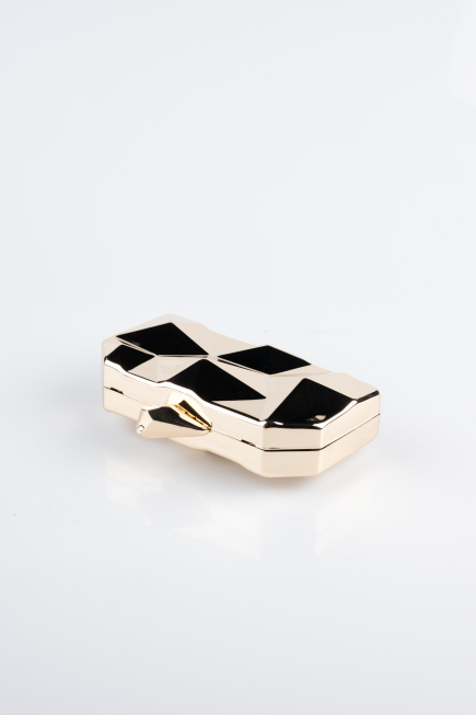 Abendtasche Metall Gold-Metallic SH921