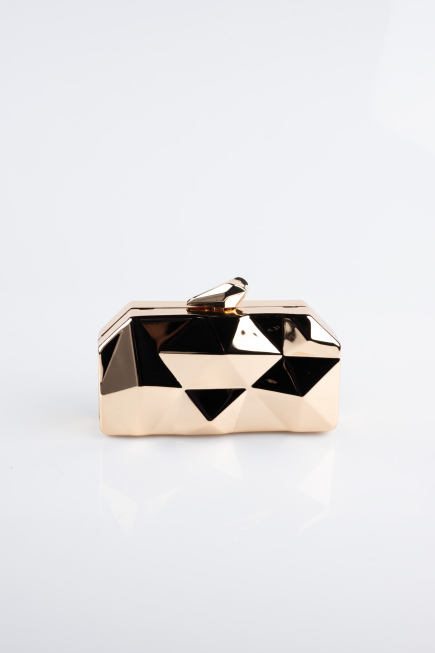 Abendtasche Metall Rosa SH921