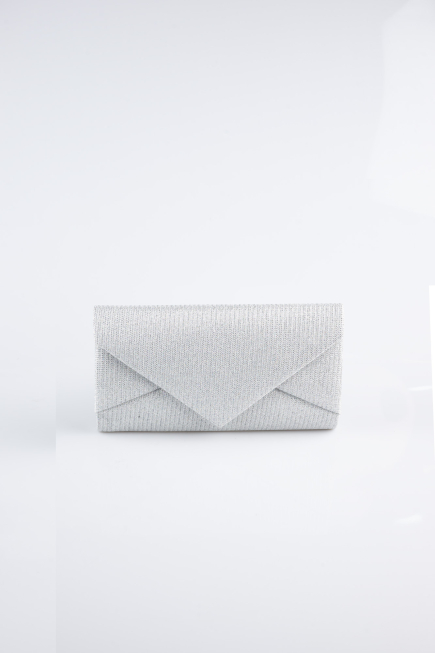 Abendtasche Glitzernd Silber SH840