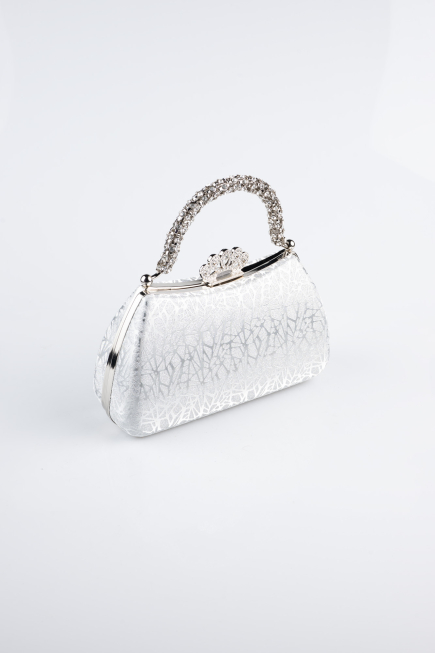Abendtasche Silber KC711