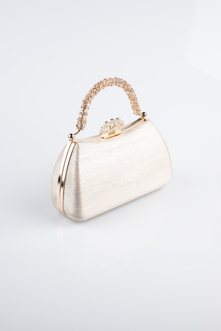 Abendtaschen Laserschnitt Gold KC711