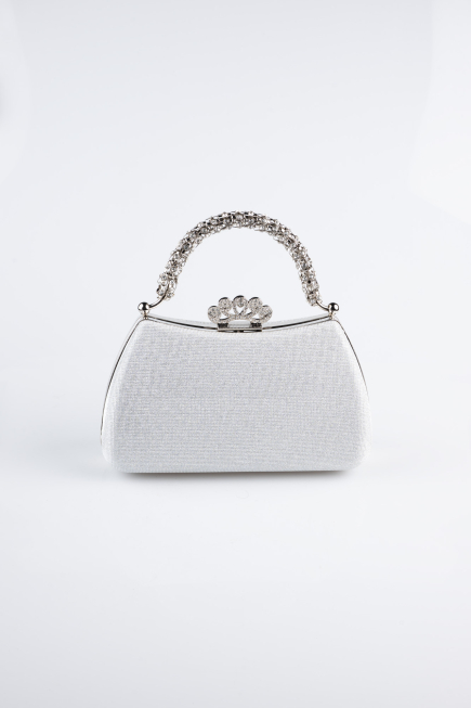 Abendtasche Silber KC711