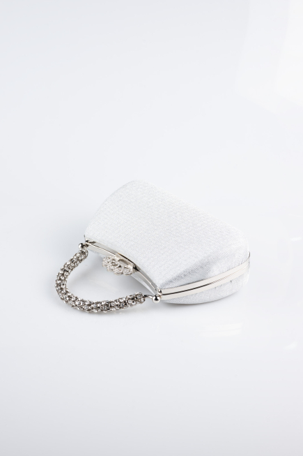 Abendtasche Silber KC711