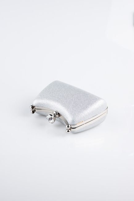 Abendtasche Silber SH865