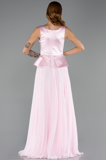 Abendkleid Lang Chiffon Puder ABU6568