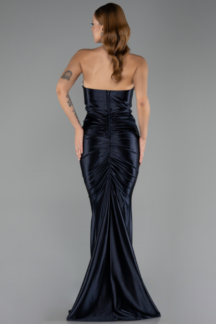 Abschlusskleid Lang Marineblau ABU6606