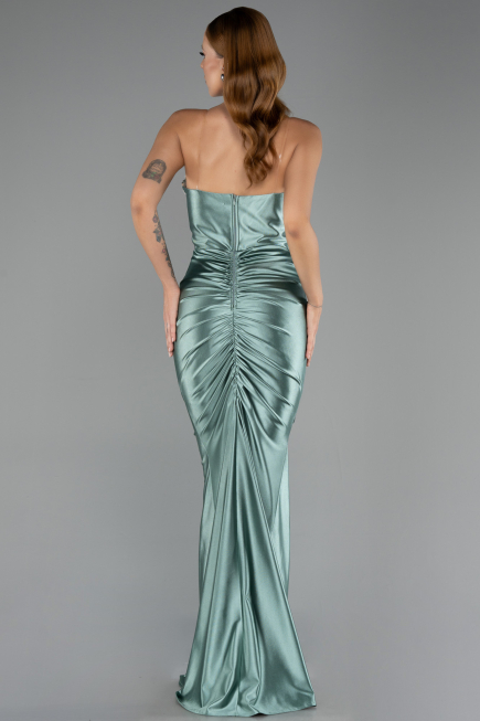 Abschlusskleid Lang Minzgrün ABU6606