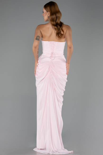 Abendkleid Lang Chiffon Puder ABU6589