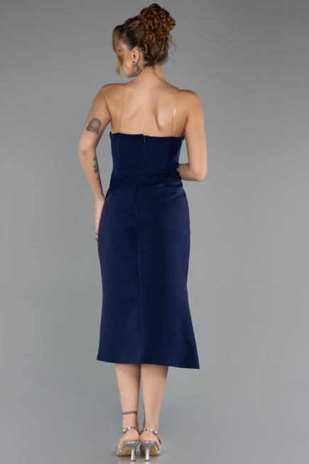Partykleid Midi Marineblau ABK2702